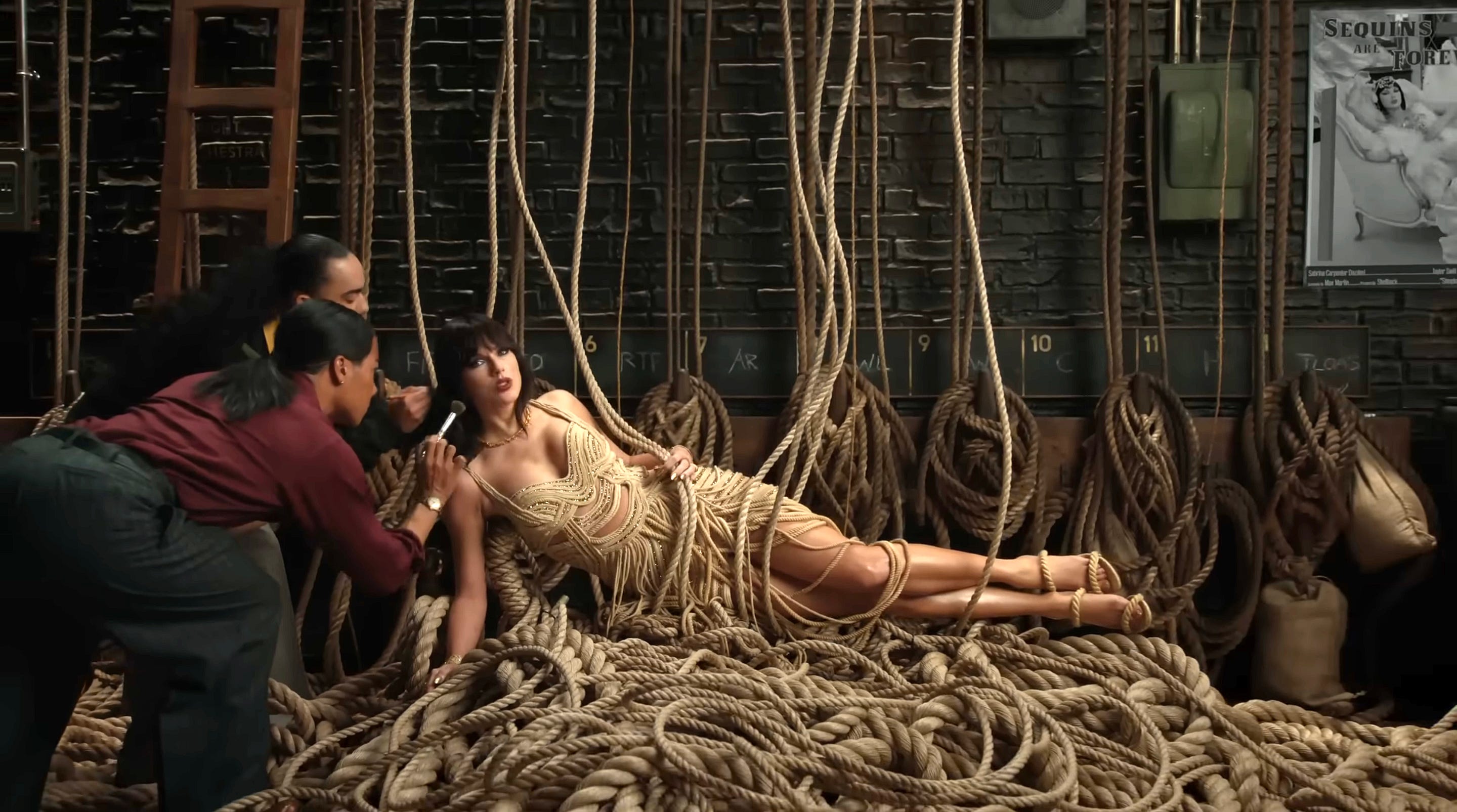 Taylor Swift in the music video for 