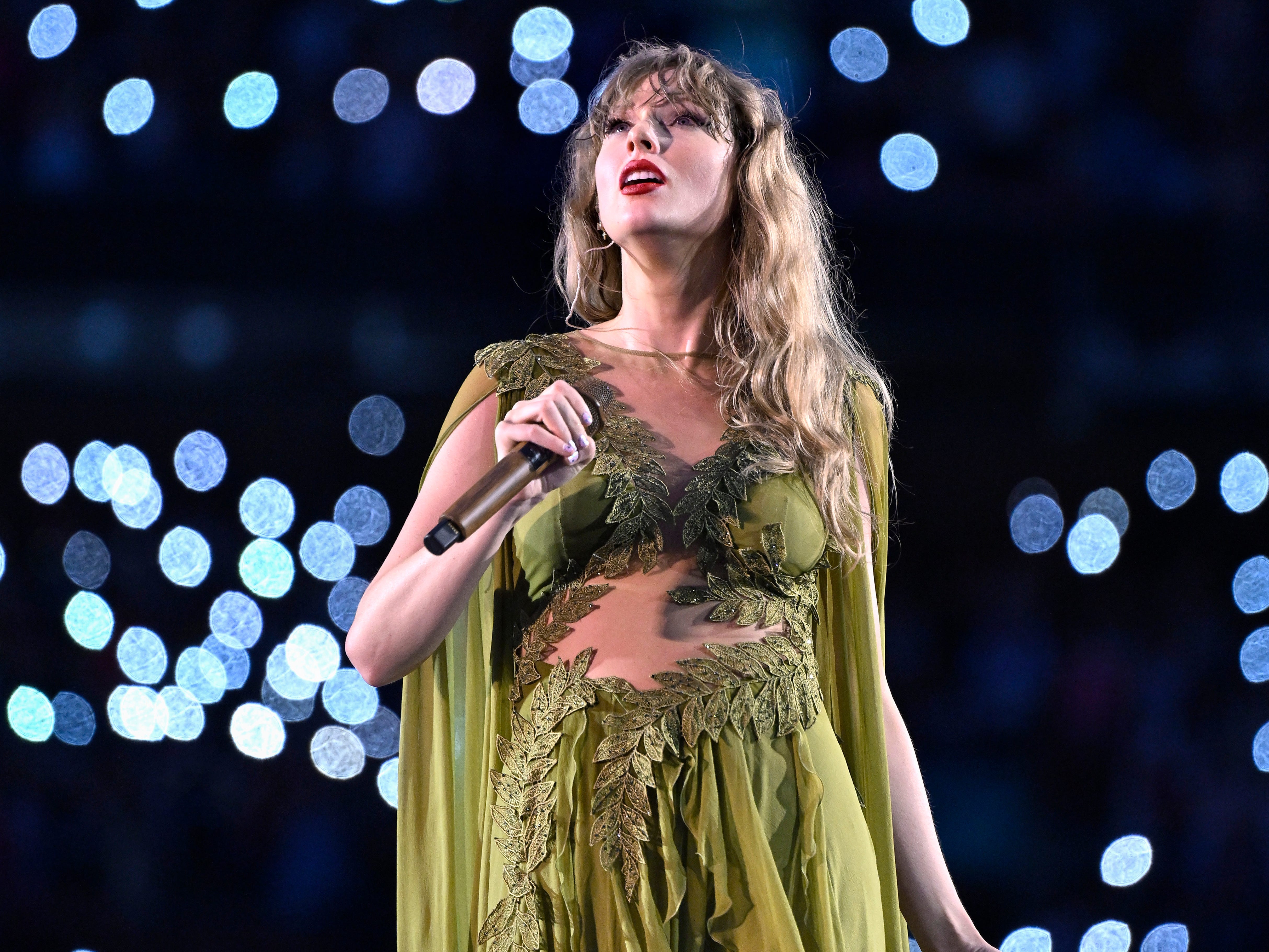 Taylor Swift performs during the Eras Tour.