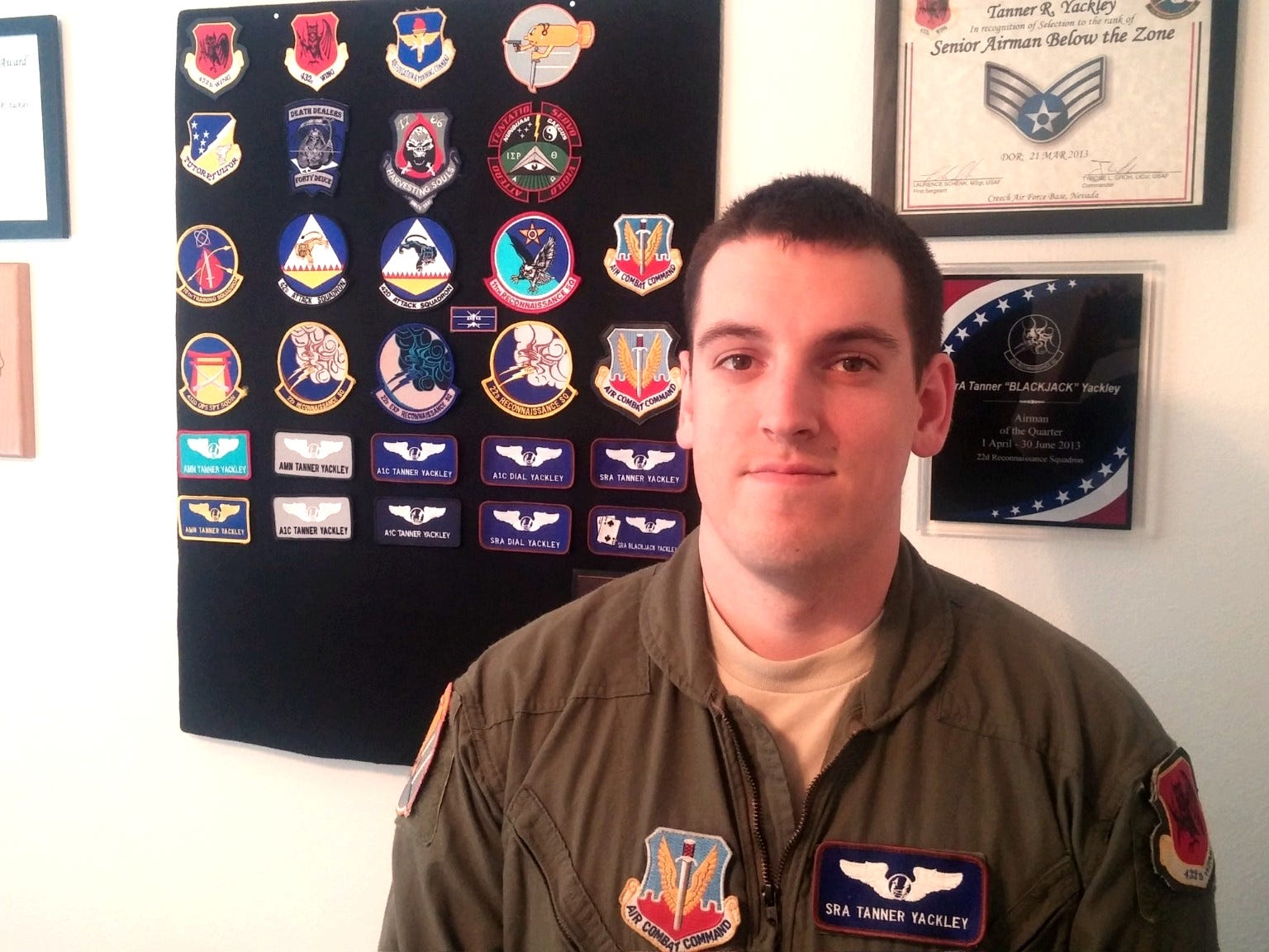 A man in military uniform.