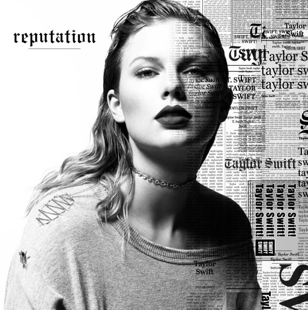 Taylor Swift Reputation album cover