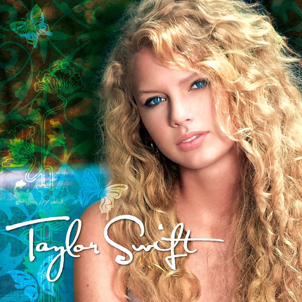 Taylor Swift debut album cover