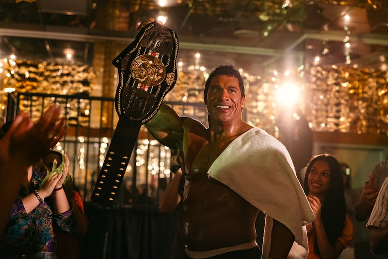 Dwayne Johnson in The Smashing Machine.