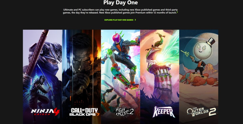 Xbox Game Pass Library