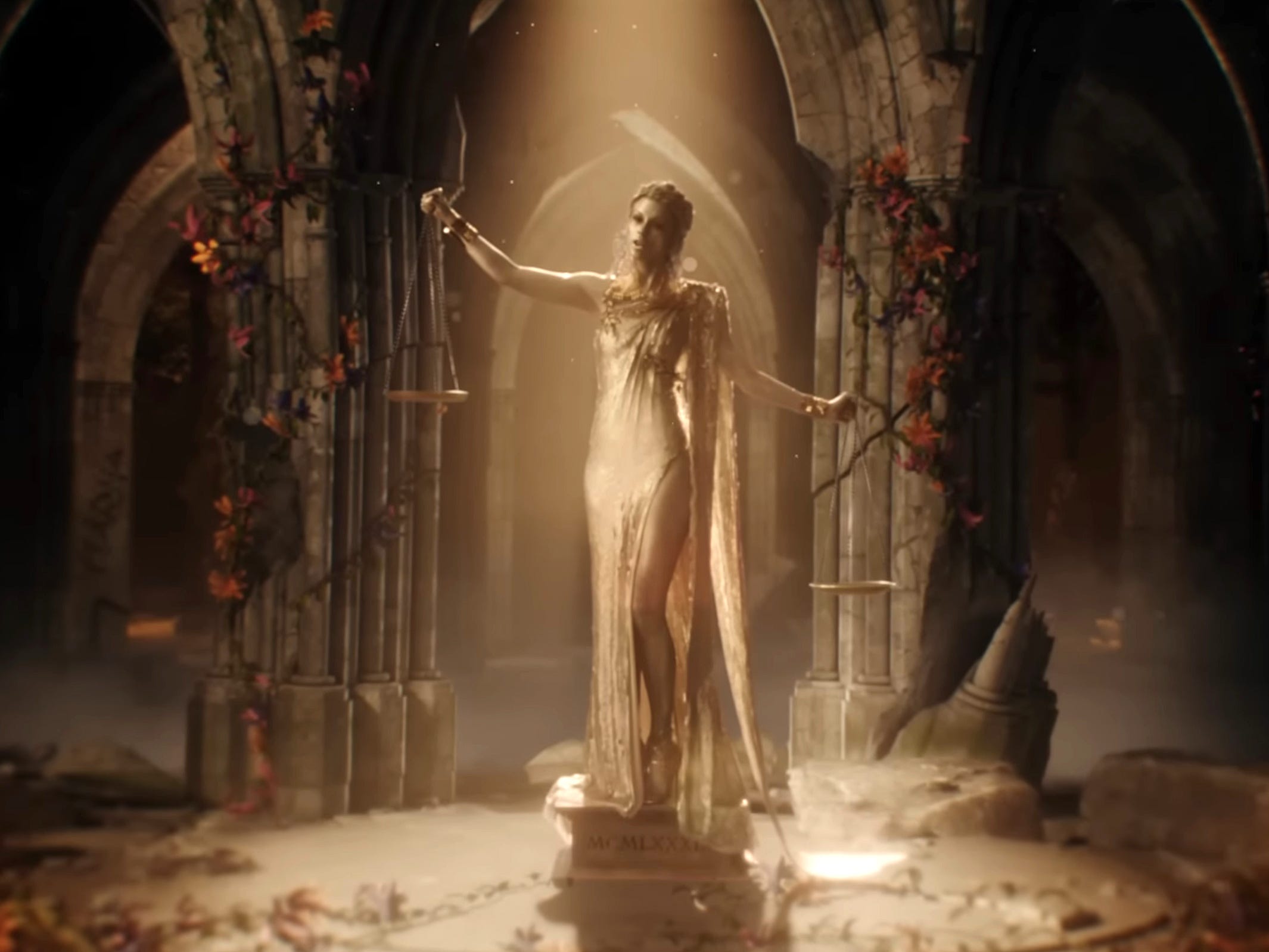Taylor Swift in the music video for 