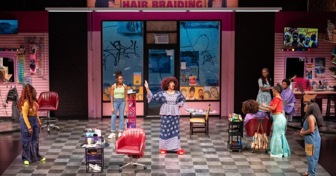 ‘Jaja’s African Hair Braiding’ at the Taper is a workplace comedy that packs a political punch