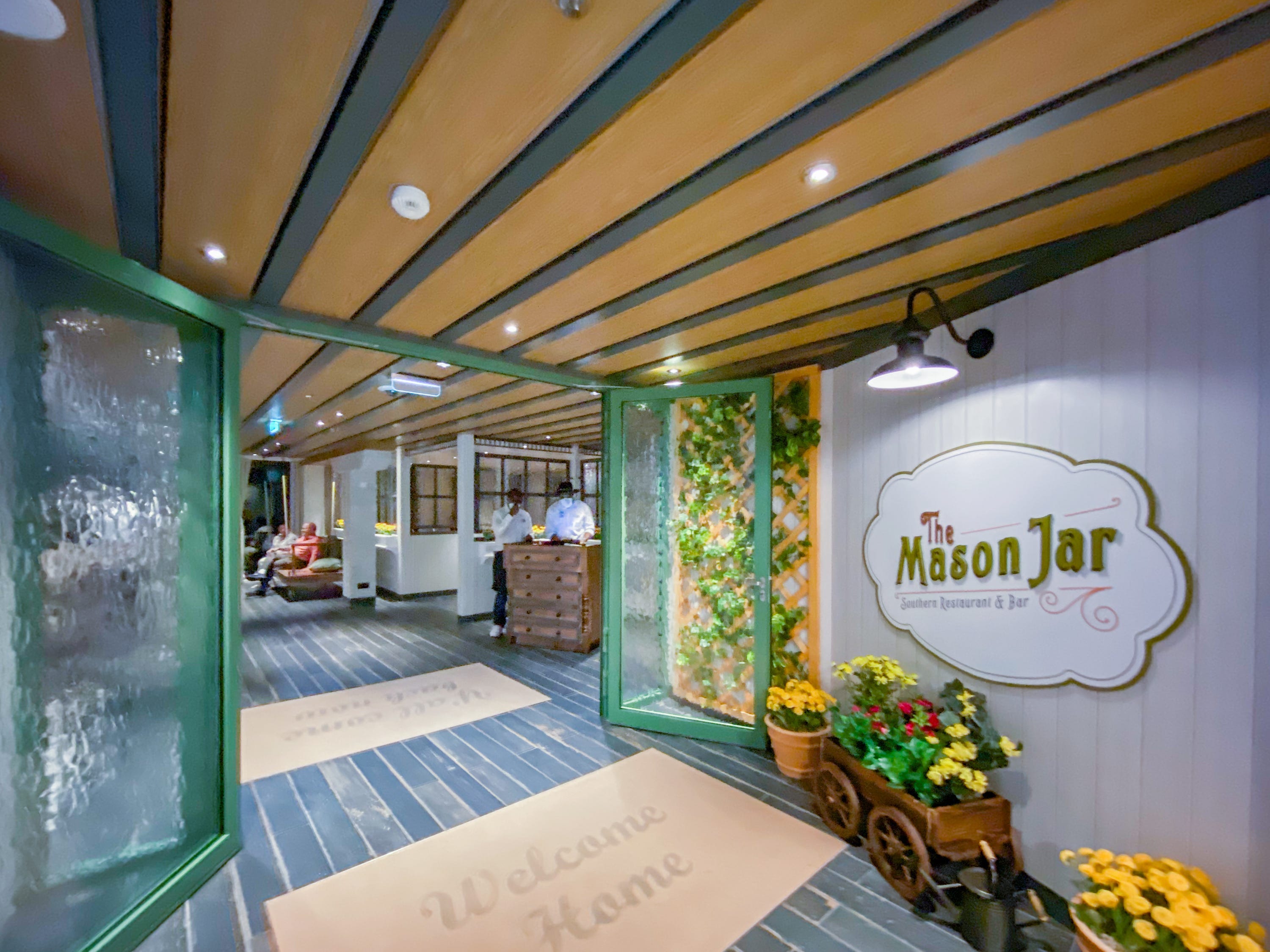 The Mason Jar entrance