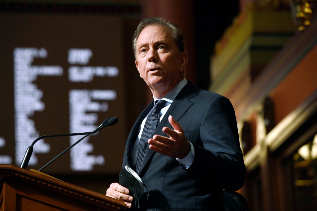 Connecticut Gov. Ned Lamont delivers the State of the State address.