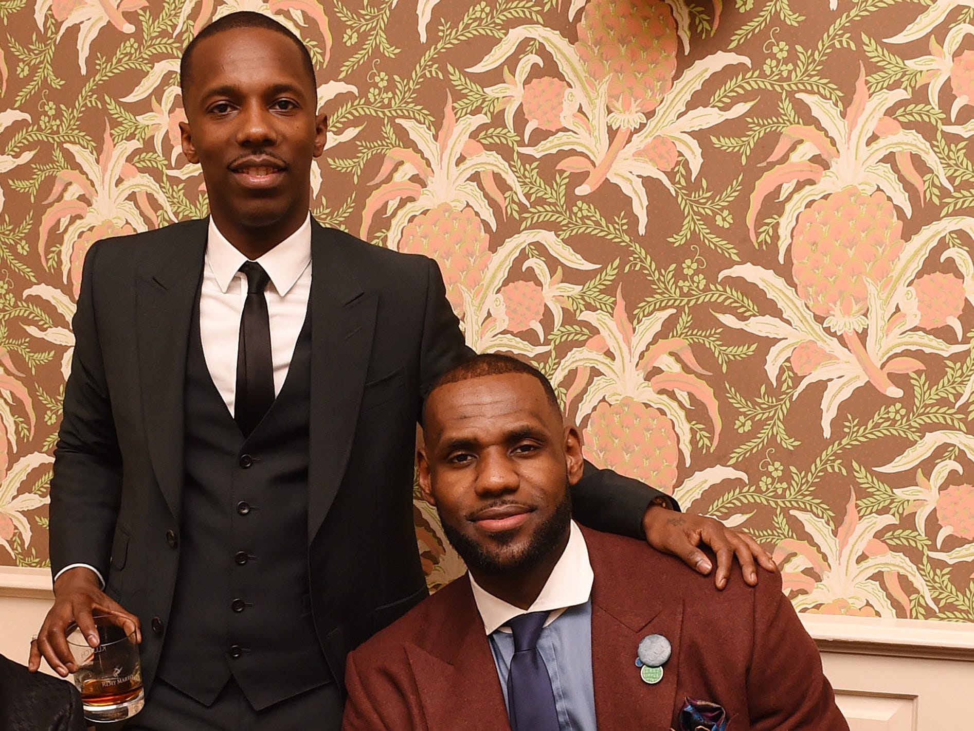 Rich Paul and LeBron James