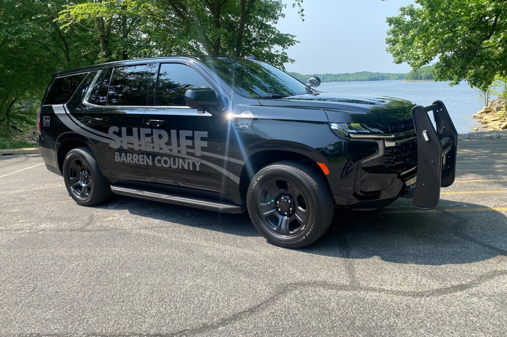 Barren County Sheriff's vehicle.