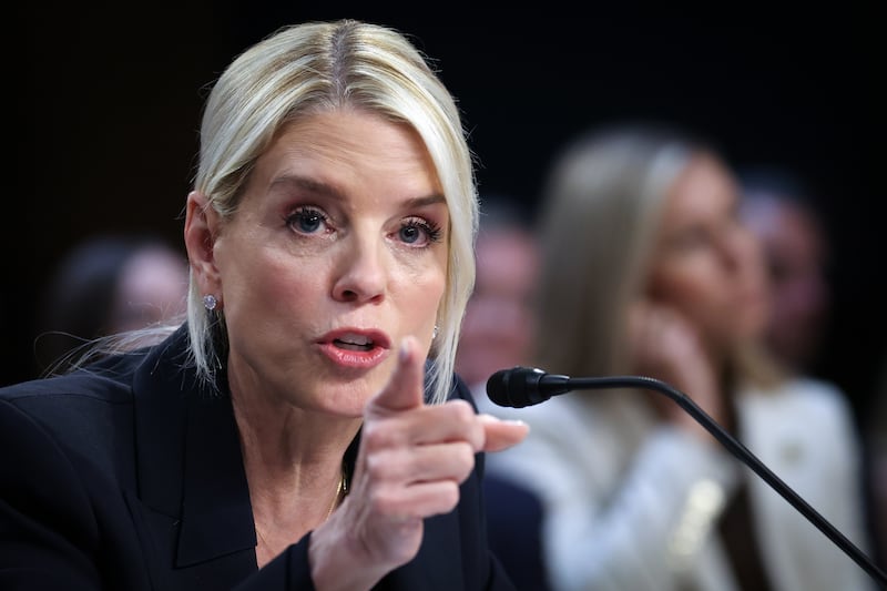 Bondi lashed out at Blumenthal during her Senate hearing, accusing him of having “lied” about his military service.