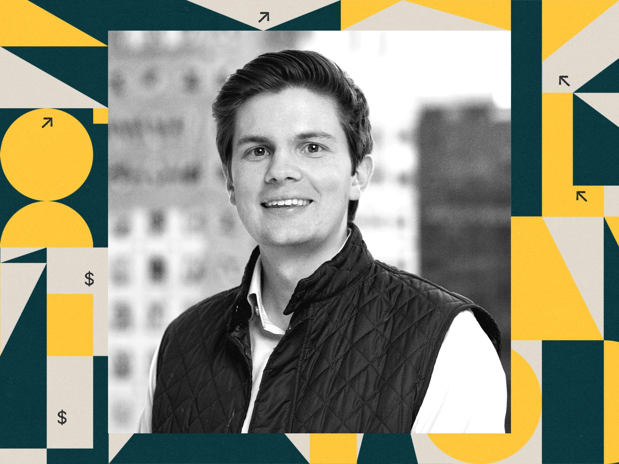 Photo of Patrick Kearney, Apollo on Wall Street Rising Stars Background