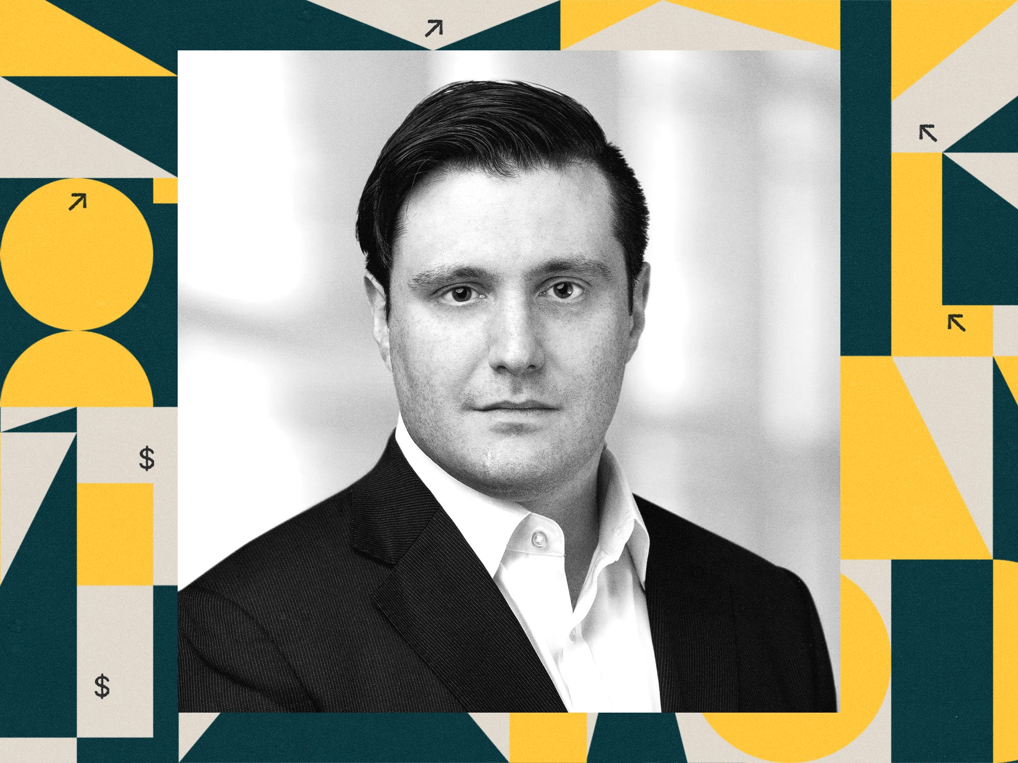 Photo of Josef Menasche, Goldman Sachs on Wall Street Rising Stars Background