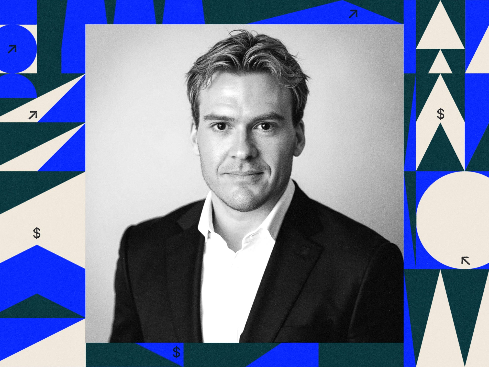 Photo of Florian Plath, JPMorgan Chase on Wall Street Rising Stars Background