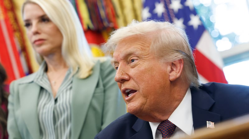 Donald Trump and Pam Bondi