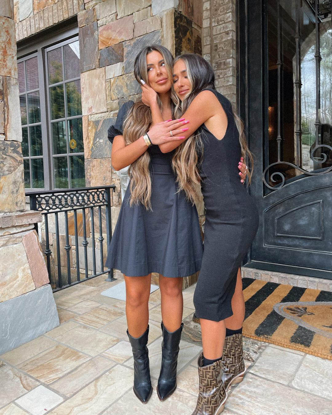 Kim Zolciak's daughters, Brielle and Ariana.