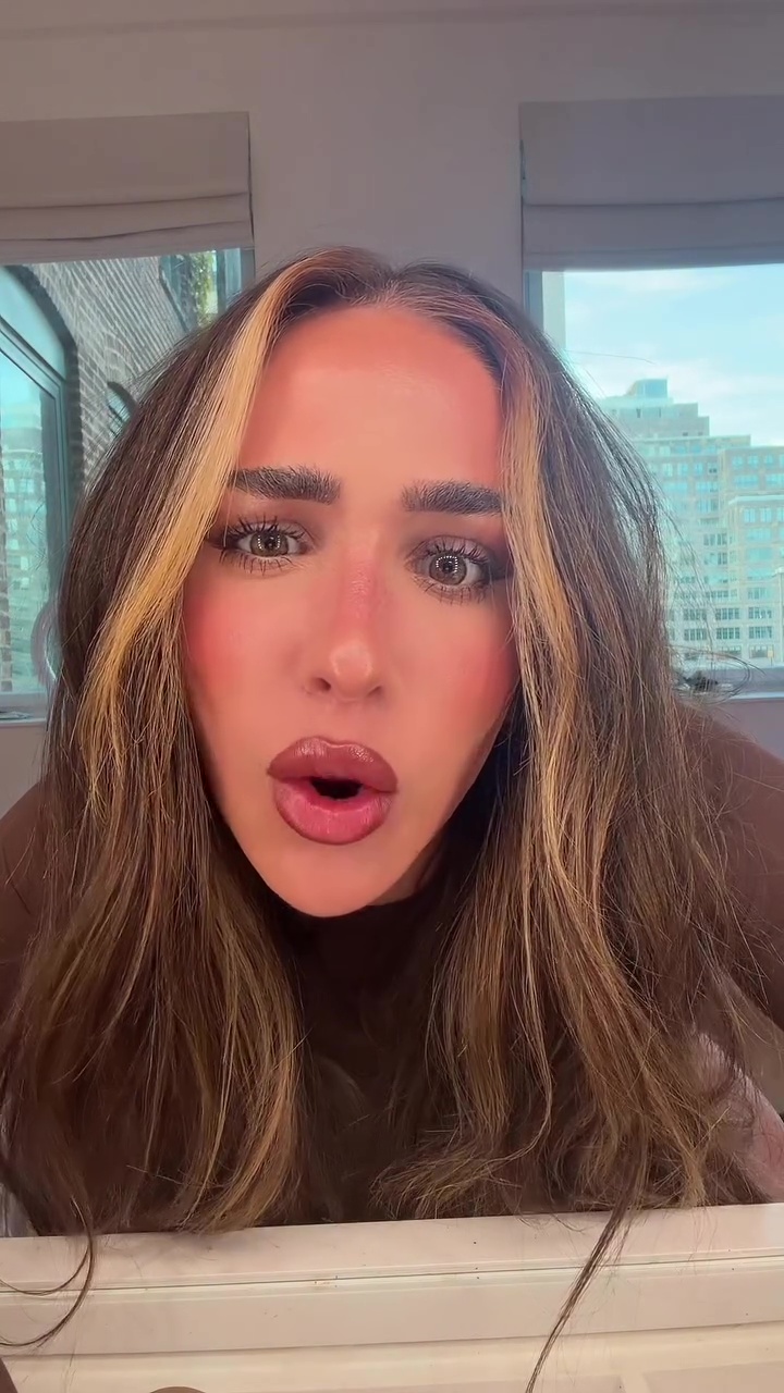 Ariana Biermann looking surprised.