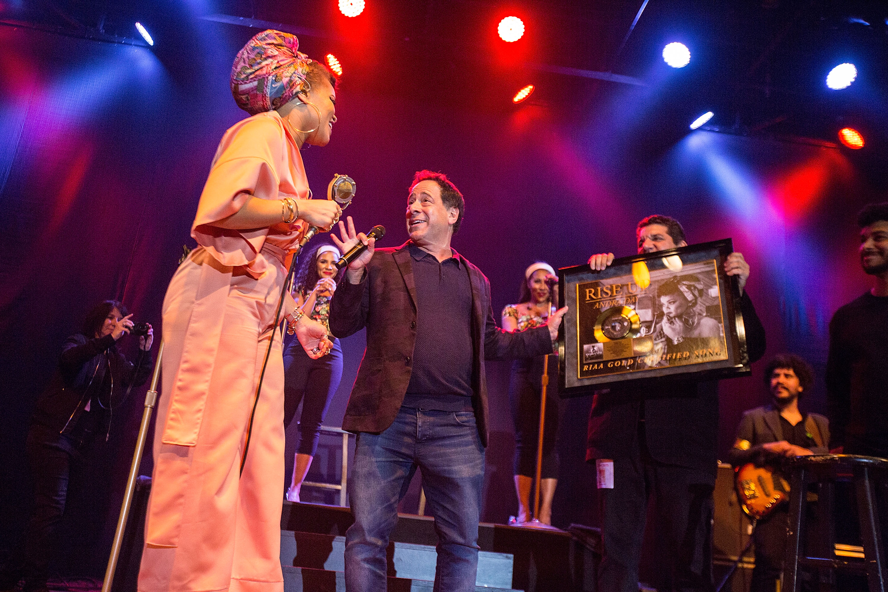 Jeff Evans and Andra Day