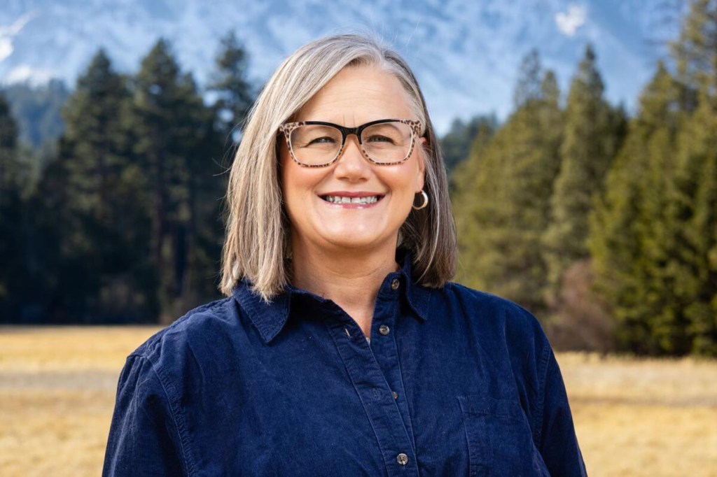 South Lake Tahoe Mayor Tamara Wallace smiling in an outdoor setting.