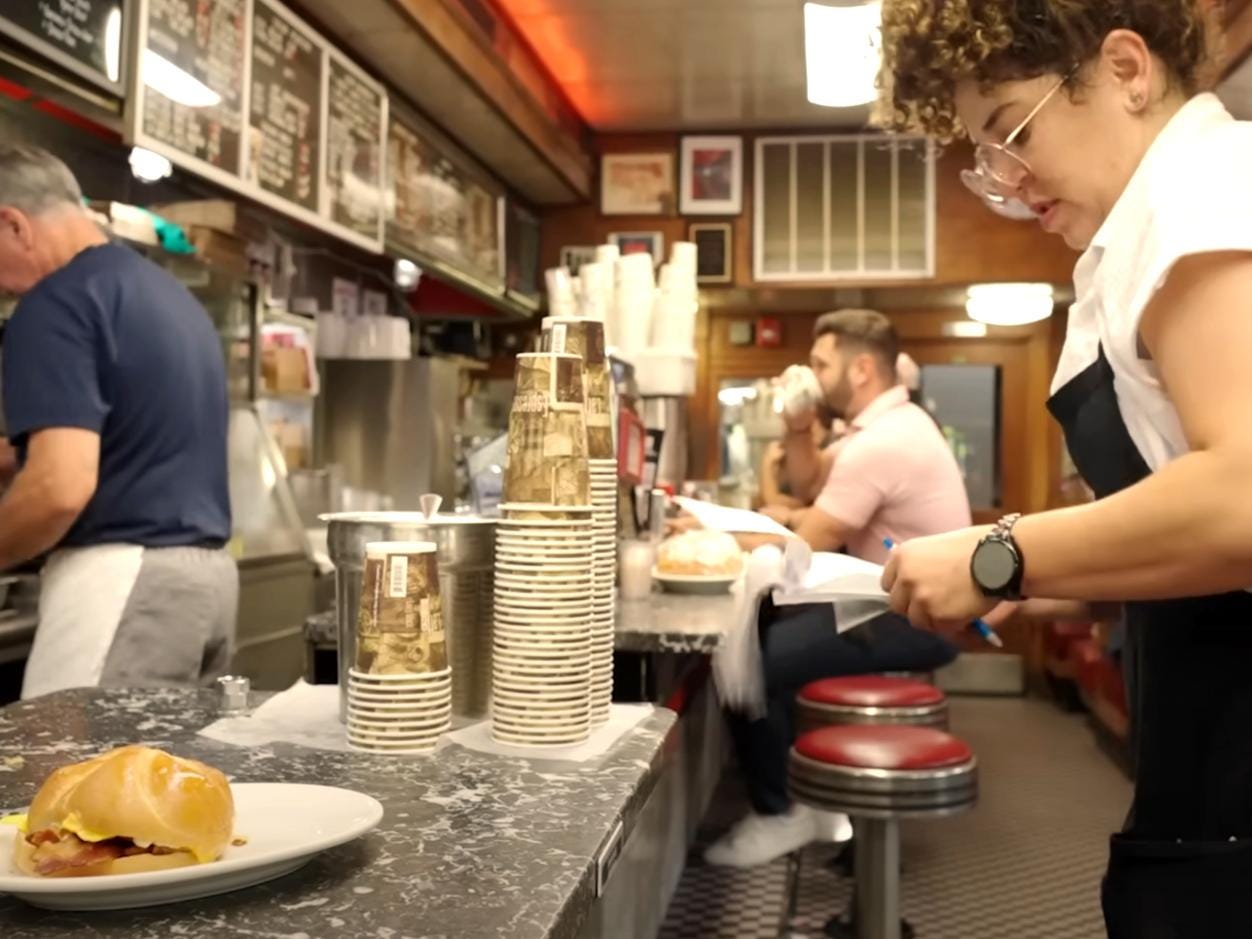 Inside of Summit Diner