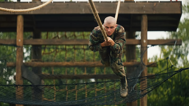 Miles Heizer as Cameron Cope in Boots.