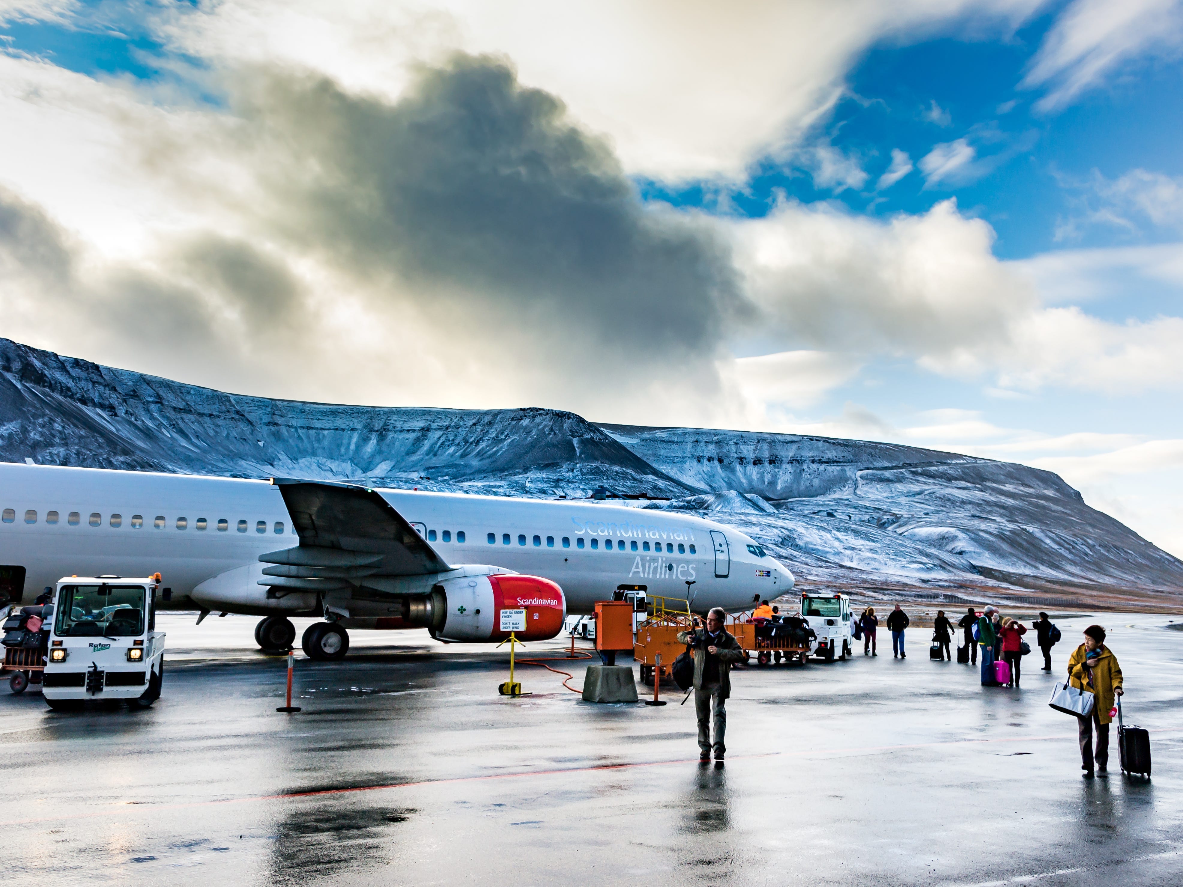Longyearbyen, Svalbard flight