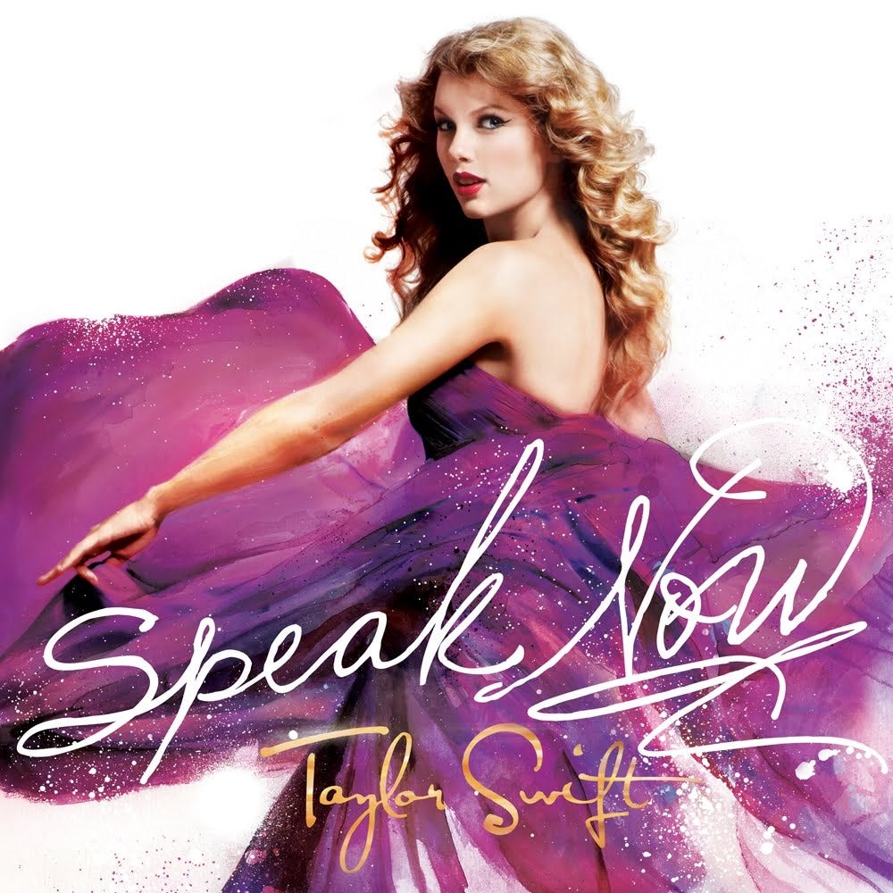 taylor swift speak now album cover