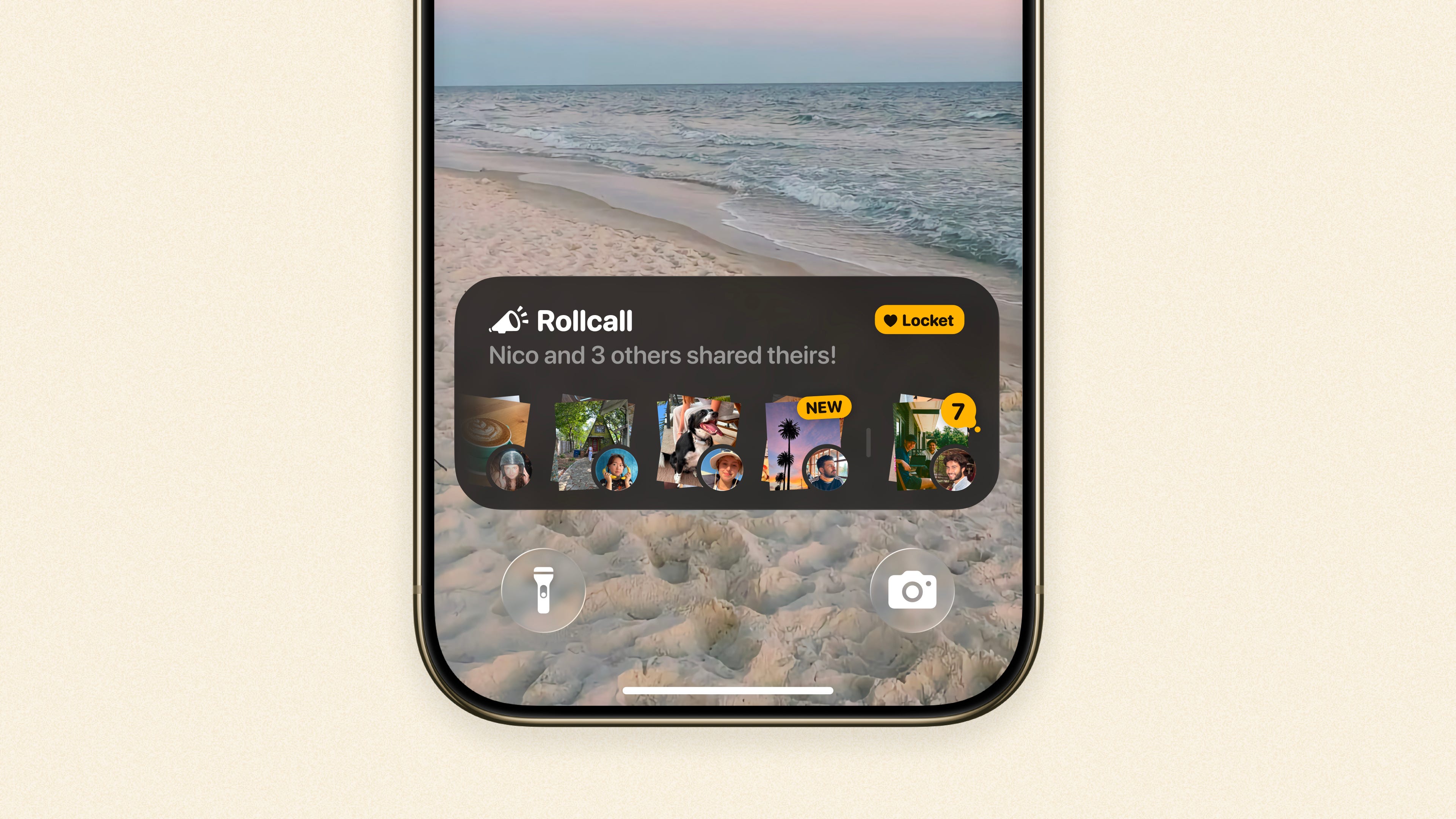 Rollcall how it appears on phone
