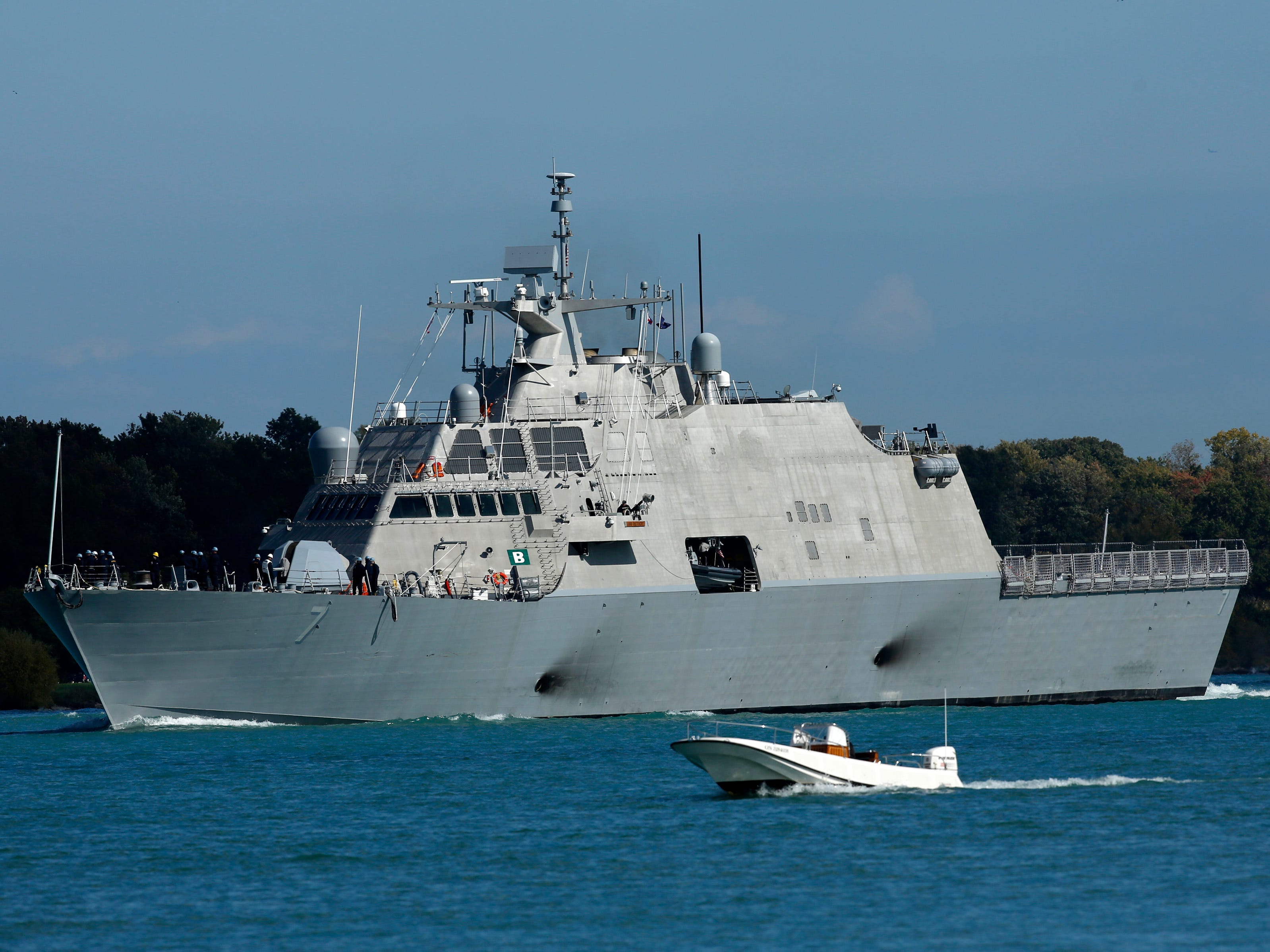 Freedom-class littoral combat ship USS Detroit