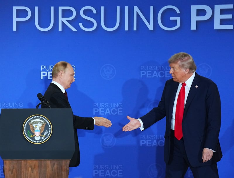 First Lady Melania Trump's letter to Russian President Vladimir Putin was delivered during his summit with President Donald Trump in Anchorage, Alaska in August.