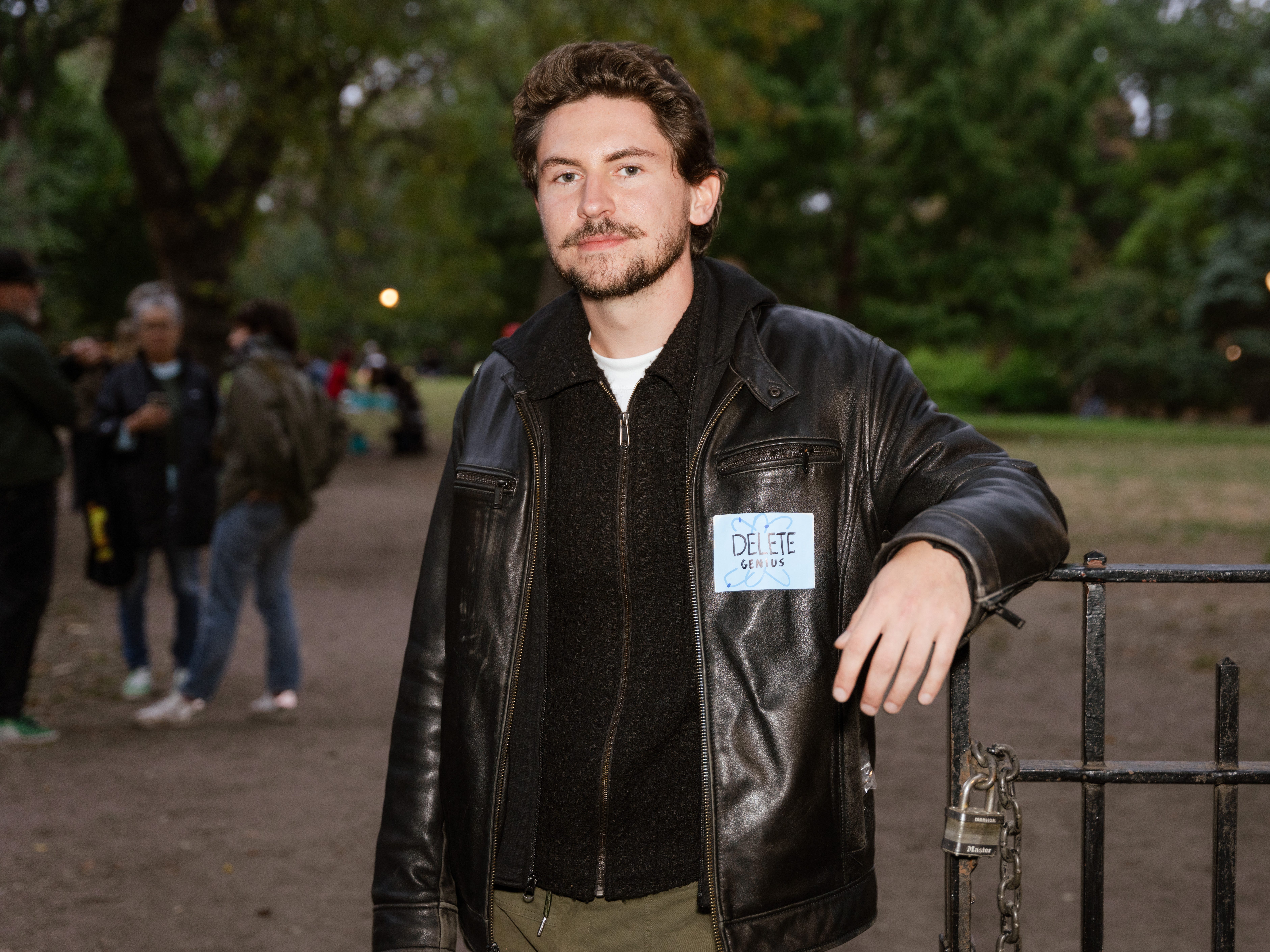 Nick Plante at the Delete Day event