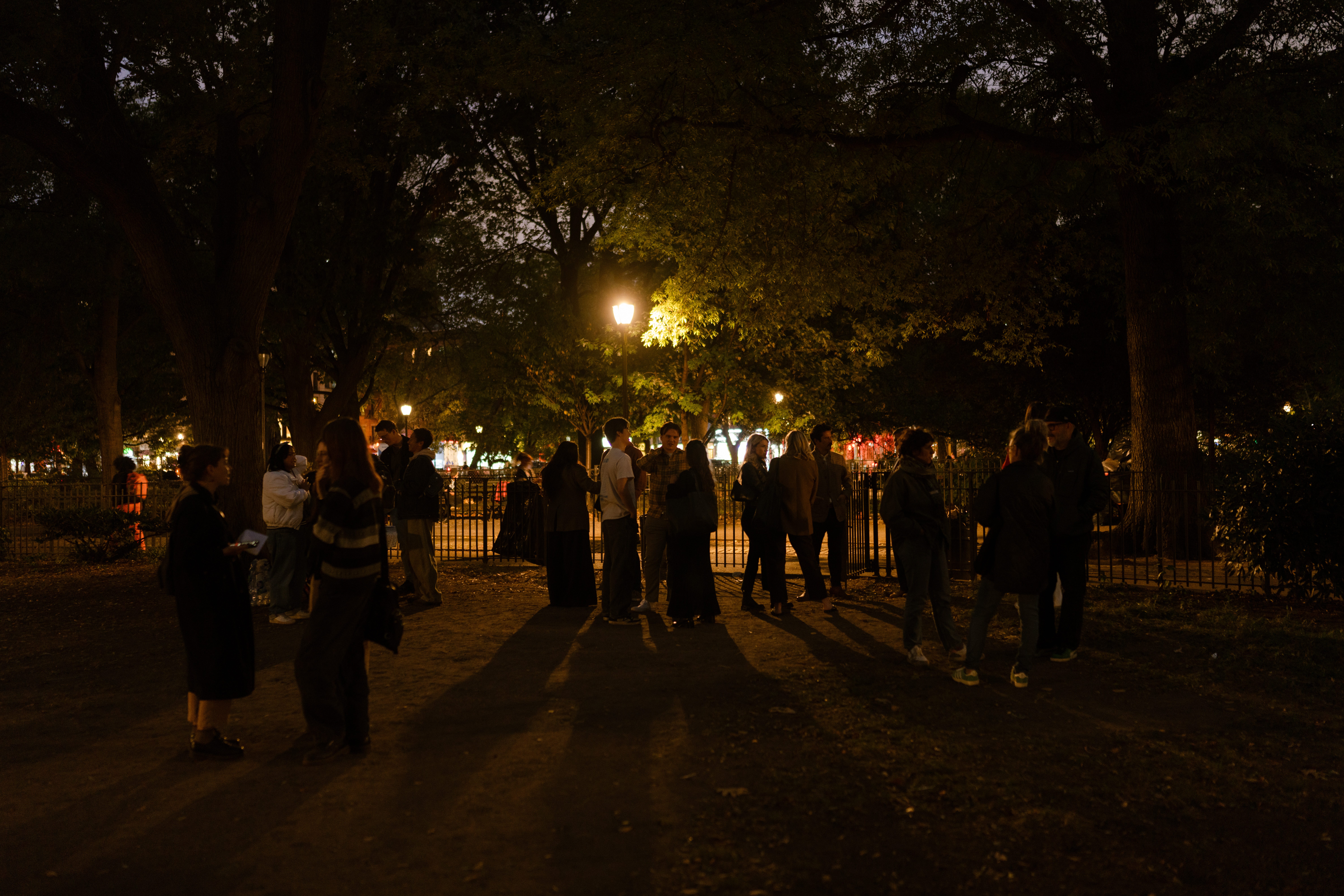 Gen Zers in Tompkins Square Park