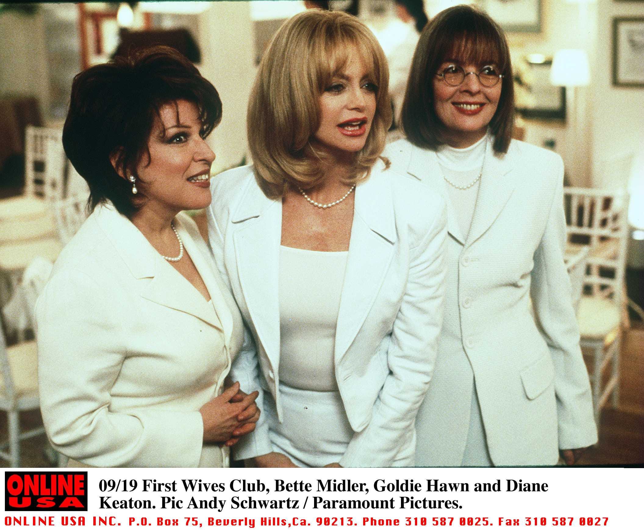 Beete Midler, Goldie Hawn And Diane Keaton for