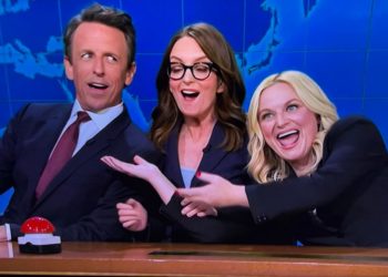 ‘Weekend Update’ Reunites Amy Poehler, Tina Fey & Seth Meyers For Joke-Off