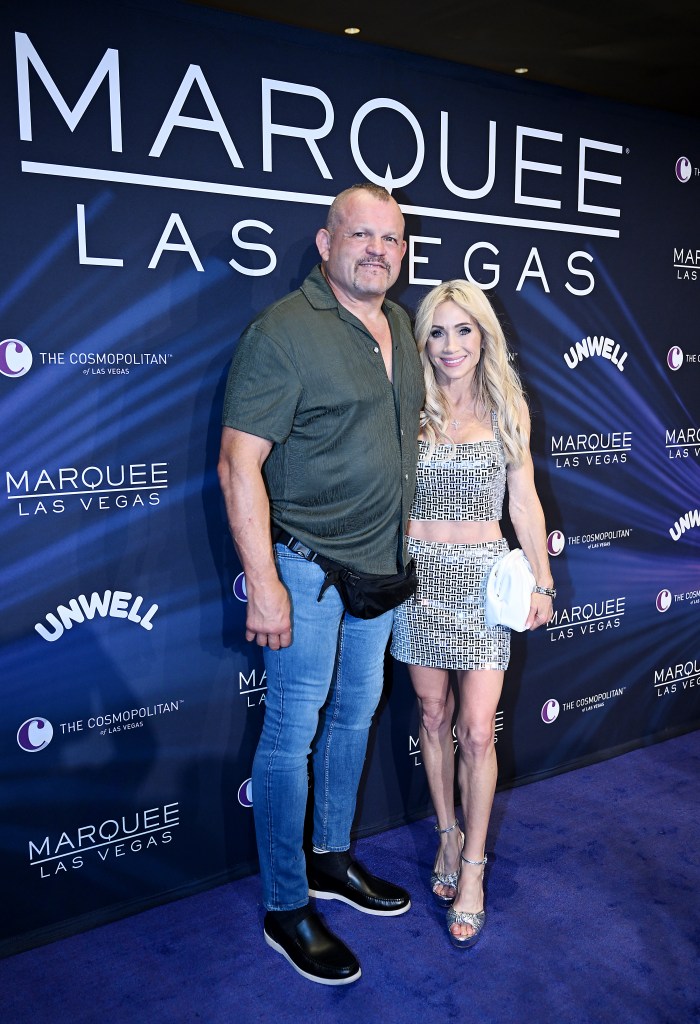 Chuck Liddell and Heidi Seibert at Marquee Las Vegas grand reveal weekend at Marquee Nightclub at The Cosmopolitan of Las Vegas