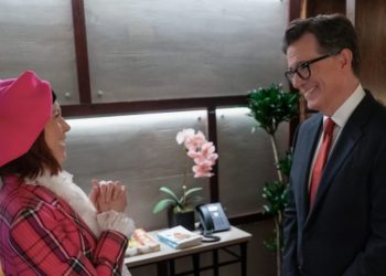 ‘Elsbeth’s Carrie Preston Was “Very Nervous” Filming With Stephen Colbert After ‘Late Show’ Cancellation: “Really Serendipitous”