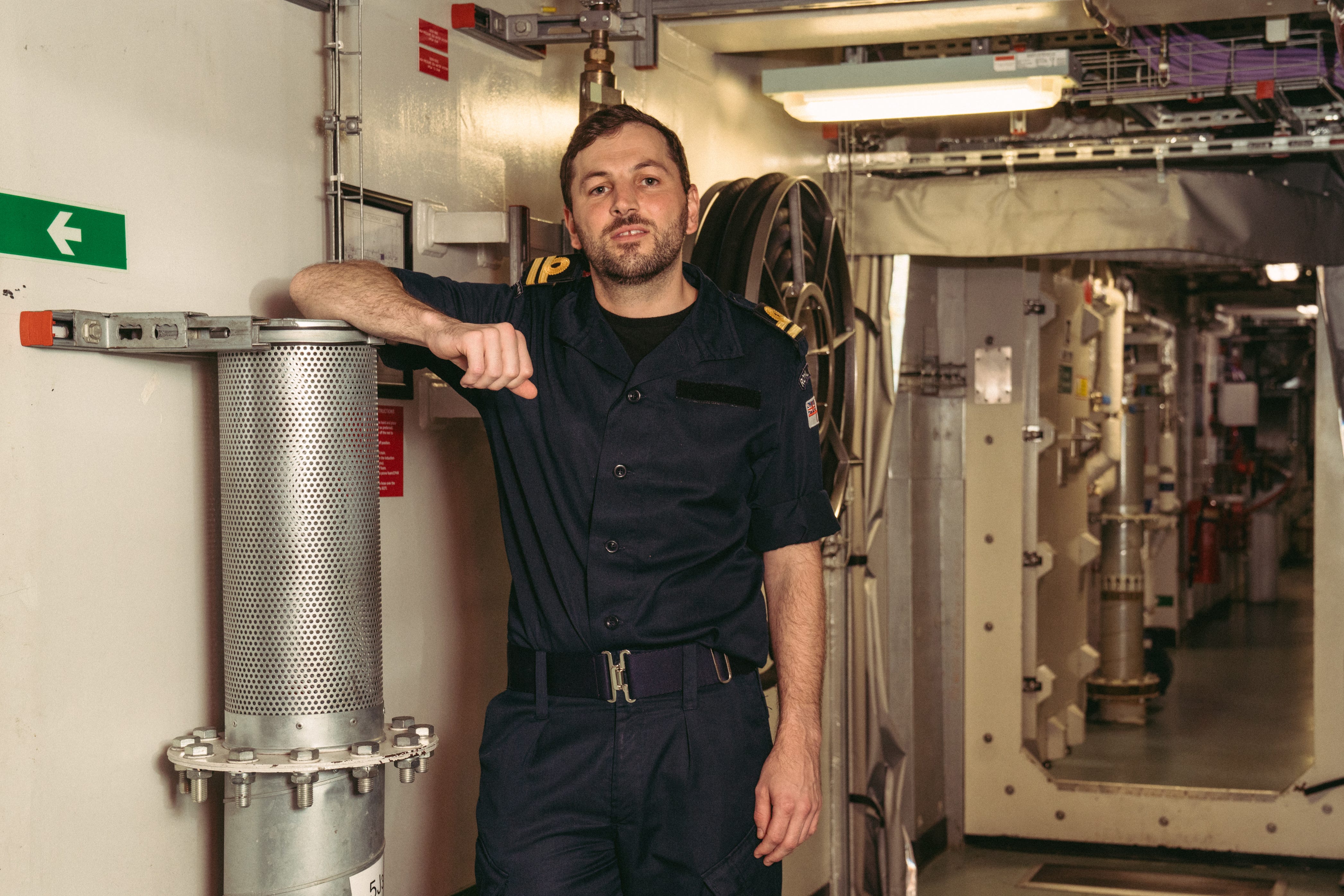 Lt. Dan is the ship's deputy logistics officer and handles food procurement.