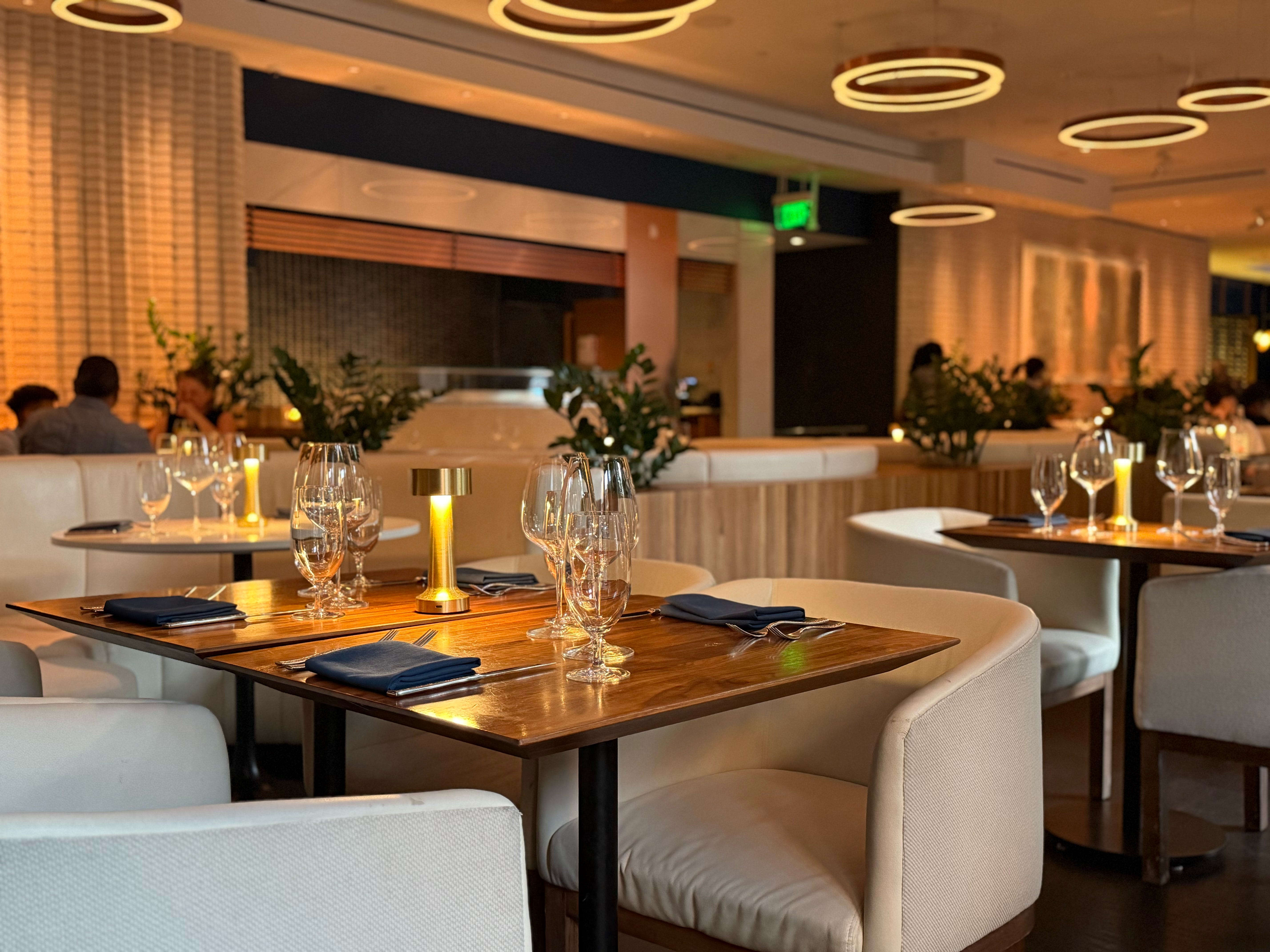 The interior of Ramsay's Kitchen.