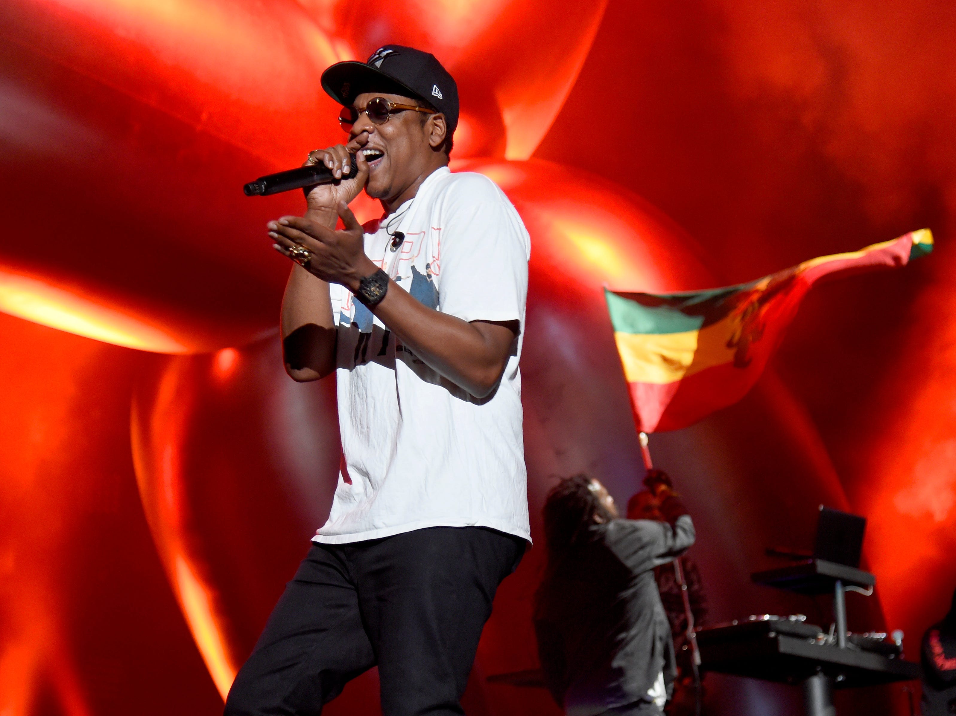 Jay-Z performs during the 2017 Meadows Music And Arts Festival.