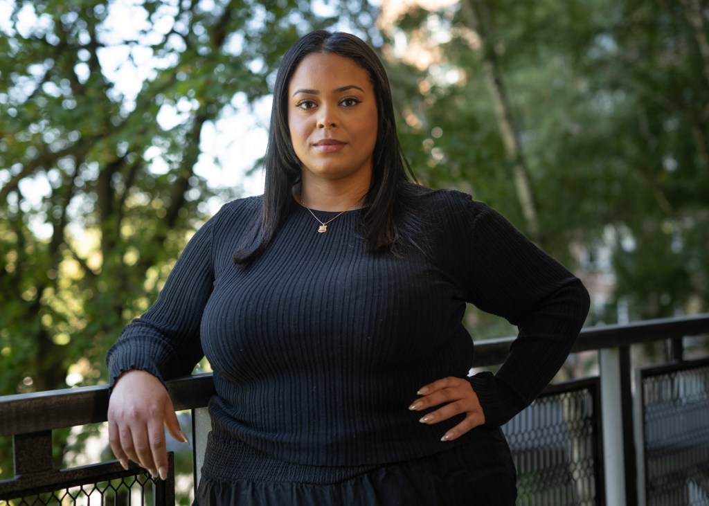 Genesis Villella, daughter of slain NYPD officer Miosotis Familia, in her home in the Bronx, NY.