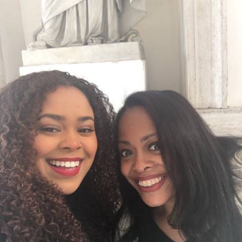 Genesis Villella and mom, NYPD Det. Miosotis Familia. 