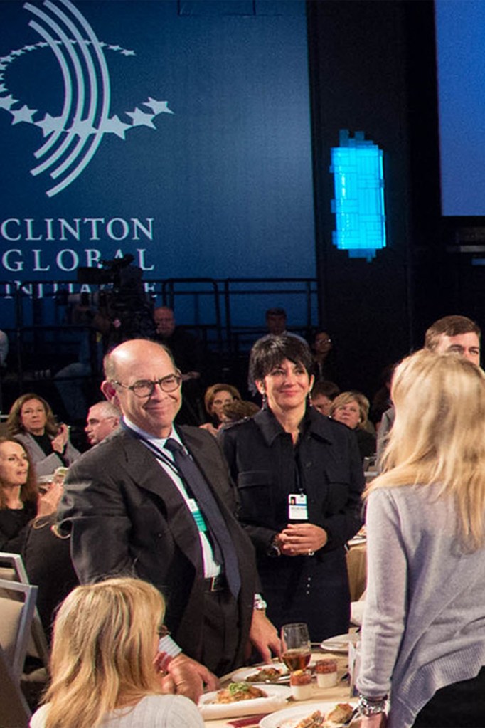 Ghislaine Maxwell at the Clinton Global Initiative Annual Meeting.