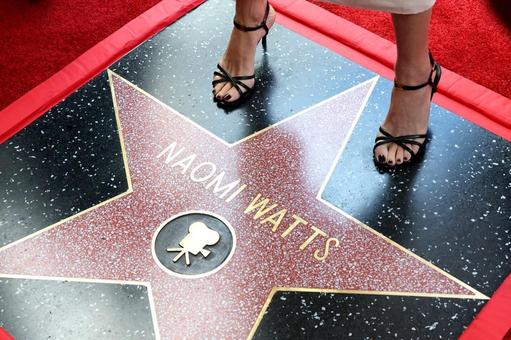 Naomi Watts at her Hollywood Walk of Fame star ceremony