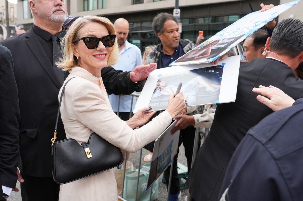Naomi Watts at her Hollywood Walk of Fame star ceremony