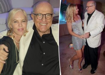 Rudy Giuliani dances night away at ‘Miami Vice’ themed party after recovering from car crash