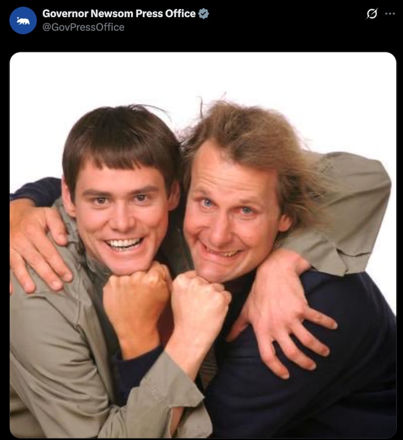 Newsom's post