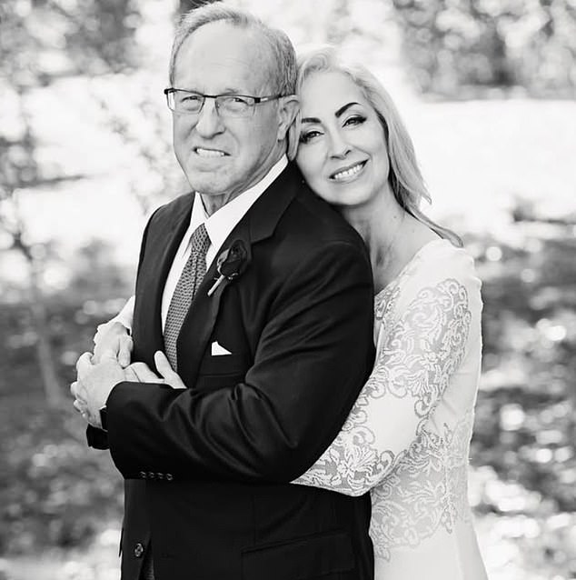 George Scott Romney with his second wife Carrie in November 2016.