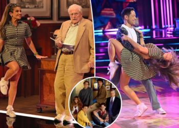 Danielle Fishel hosts epic ‘Boy Meets World’ reunion on ‘DWTS’ as she performs with William Daniels, 98, during Dedication Night