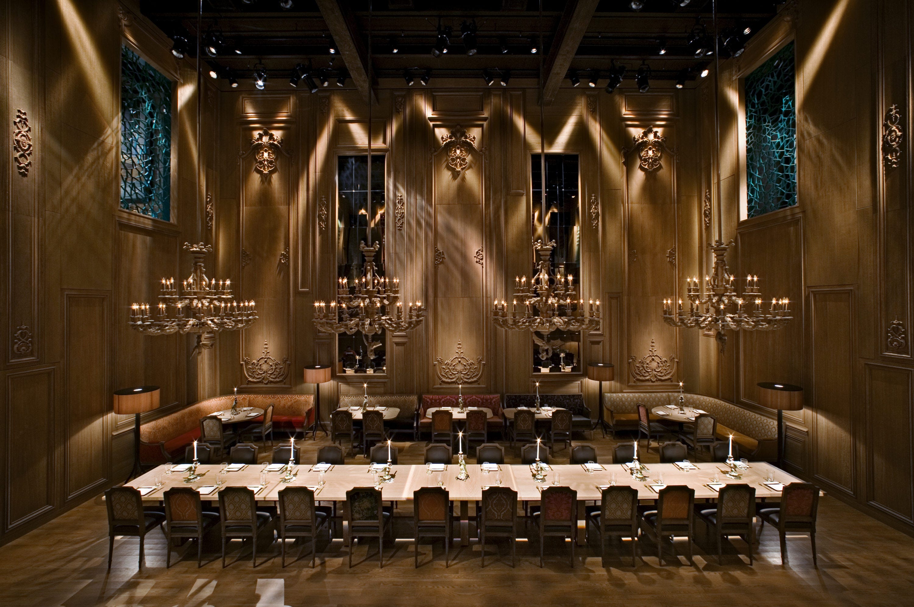 Buddakan NYC great room and banquet table