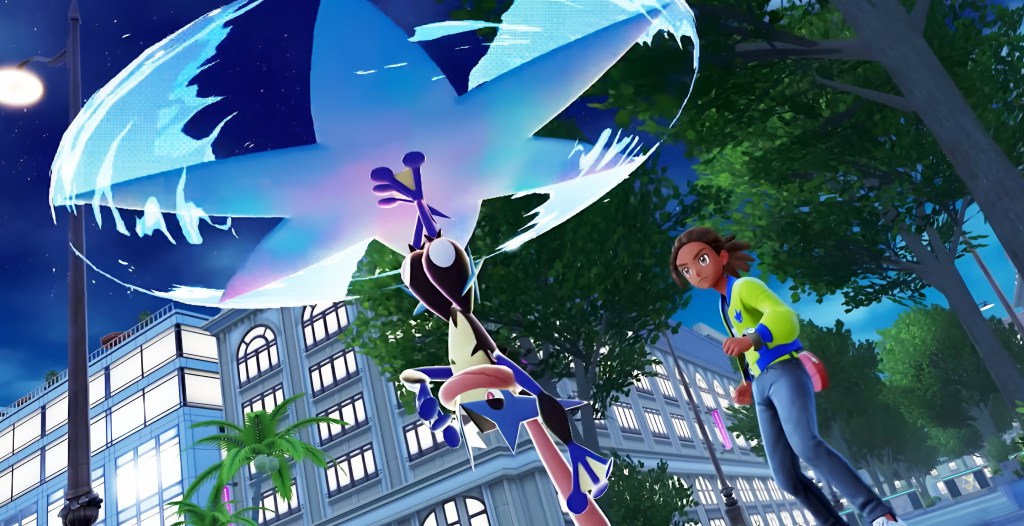 Pokémon Legends Z-A Mega Greninja Combat 