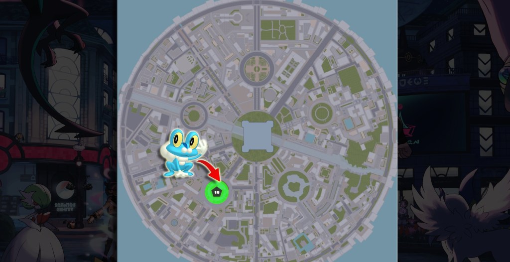 Pokémon Legends Z-A Froakie Location Map